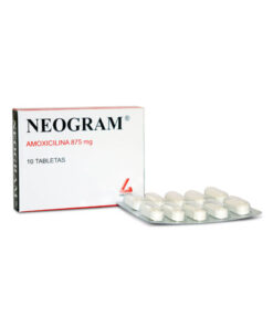 NEOGRAM 875 MG CAJA X 10 TABS