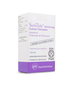 SERETIDE OSP INHAL. 25/125 MCG FCO X 120 DOSIS