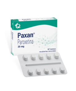 PAXAN 20 MG CAJA X 10 TABS
