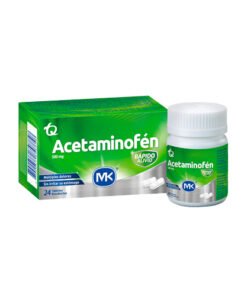 ACETAMINOFEN 500 MG MK CAJA X 24 TABS