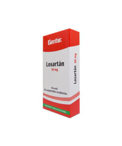 LOSARTAN  50 MG GENFAR CAJA X 30 TABS