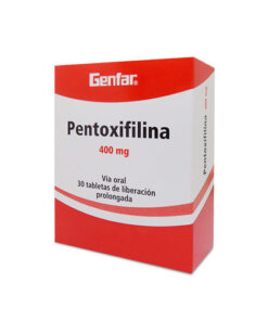 PENTOXIFILINA 400 MG GENFAR CAJA X 30 TABS