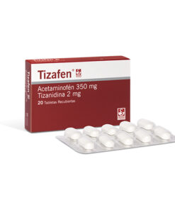 TIZAFEN 2/350 MG CAJA X 20 TABS