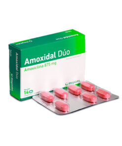 AMOXIDAL DUO 875 MG CAJA X 14 COMP