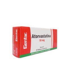 ATORVASTATINA 10 MG GENFAR CAJA X 10 TABS