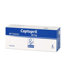 CAPTOPRIL 25 MG RECIPE CAJA X 30 TABS