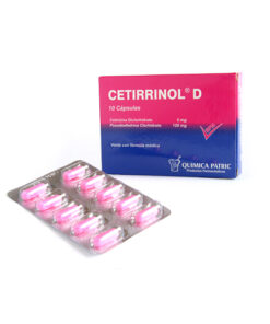 CETIRRINOL D CAJA X 10 CAPS