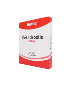CEFADROXILO  500 MG GENFAR CAJA X 10 CAPS