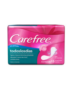 PROTECTORES CAREFREE SIN PERFUME PQTE X 15 UNDS