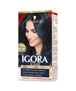 TINTE IGORA VITAL C-1/1-1 NEGR AZUL GTS TUBO