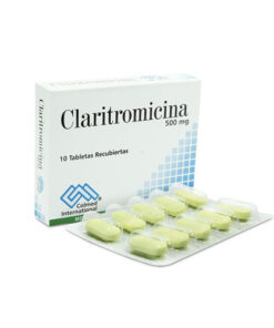 CLARITROMICINA 500 MG COLMED CAJA X 10 TABS