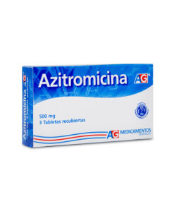 AZITROMICINA 500 MG A.G. CAJA X 3 TABS
