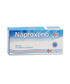 NAPROXENO 500 MG A.G. CAJA X 10 TABS