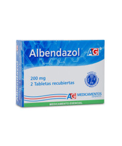 ALBENDAZOL 200 MG A.G. CAJA X 2 TABS