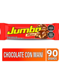 CHOCOLATINA JUMBO MANI BARRA X 90 GR