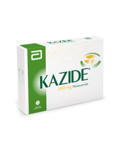 KAZIDE 200 MG CAJA X 6 TBS