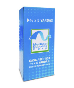 GASA MEDICAL SUPL. 1/2 X 5 CAJA X 1 UND
