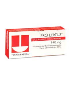 PROLERTUS 140 MG CAJA X 20 CAPS