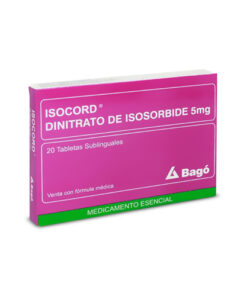 ISOCORD  5 MG CAJA X 20 TABS