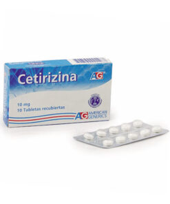 CETIRIZINA 10 MG A.G. CAJA X 10 TABS