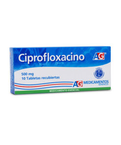 CIPROFLOXACINO 500 MG A.G. CAJA X 10 TABS