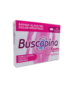 BUSCAPINA FEM CAJA X 6 COMP