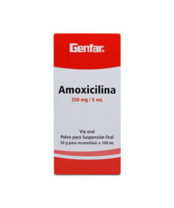 AMOXICILINA SUSP 250 MG GENFAR FCO X 100 ML