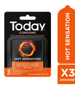 PRESERV. TODAY HOT SENSATION CAJA X 3 UND