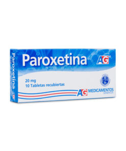 PAROXETINA 20 MG A.G. CAJA X 10 TABS