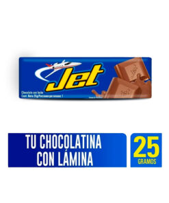 CHOCOLATINA JET LECHE BARRA X 25 GR
