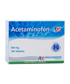 ACETAMINOFEN 500 MG A.G. CAJA X 100 TABS