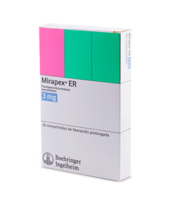 MIRAPEX ER 3 MG ** CAJA X 10 COMP
