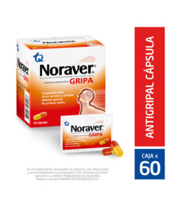 NORAVER GRIPA CAJA X 60 CAPS