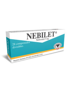 NEBILET 5 MG CAJA X 28 COMP