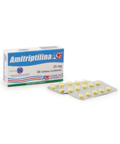 AMITRIPTILINA 25 MG A.G. CAJA X 30 TABS
