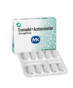 TRAMADOL+ACETAM.375 MG MK CAJA X 10 TABS
