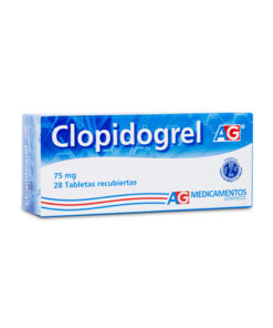 CLOPIDOGREL 75 MG A.G. CAJA X 28 TABS