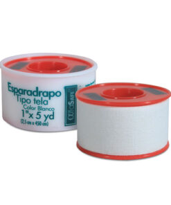 ESPARADRAPO ALFA TELA BLANCO 1 X 5
