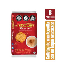 GALLETA DUCALES TENTACION PQTE X 8 UNDS