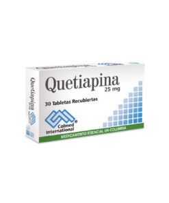 QUETIAPINA  25 MG COLMED ** CAJA X 30 TABS