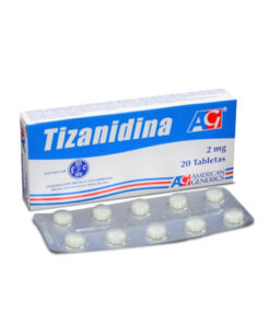 TIZANIDINA 2 MG A.G. CAJA X 20 TABS