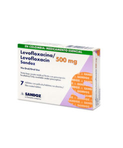 LEVOFLOXACINO 500 MG SANDOZ CAJA X 7 TABS