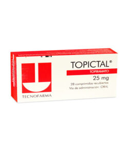 TOPICTAL  25 MG CAJA X 28 COMP