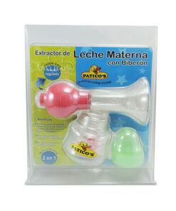 EXTRACTOR DE LECHE MATERNA CON BIBERON 2 EN 1