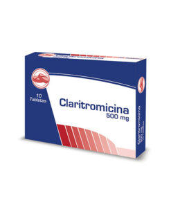 CLARITROMICINA 500 MG COASPHAR CAJA X 10 TABS