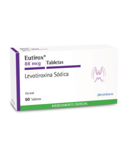 EUTIROX  88 MCG CAJA X 50 TABS