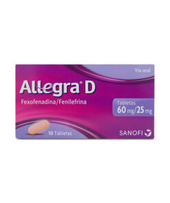 ALLEGRA-D 60/25 MG CAJA X 10 TAB
