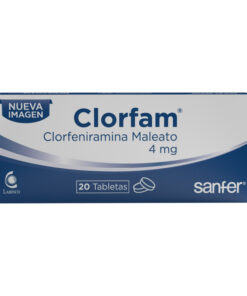 CLORFAM 4 MG CAJA X 20 TABS