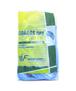 GORRO QUIRURGICO AZUL INVERFARMA BOLSA X 12 UNDS