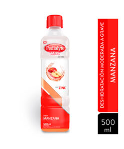 PEDIALYTE MAX 60 MANZANA FCO X 500 ML